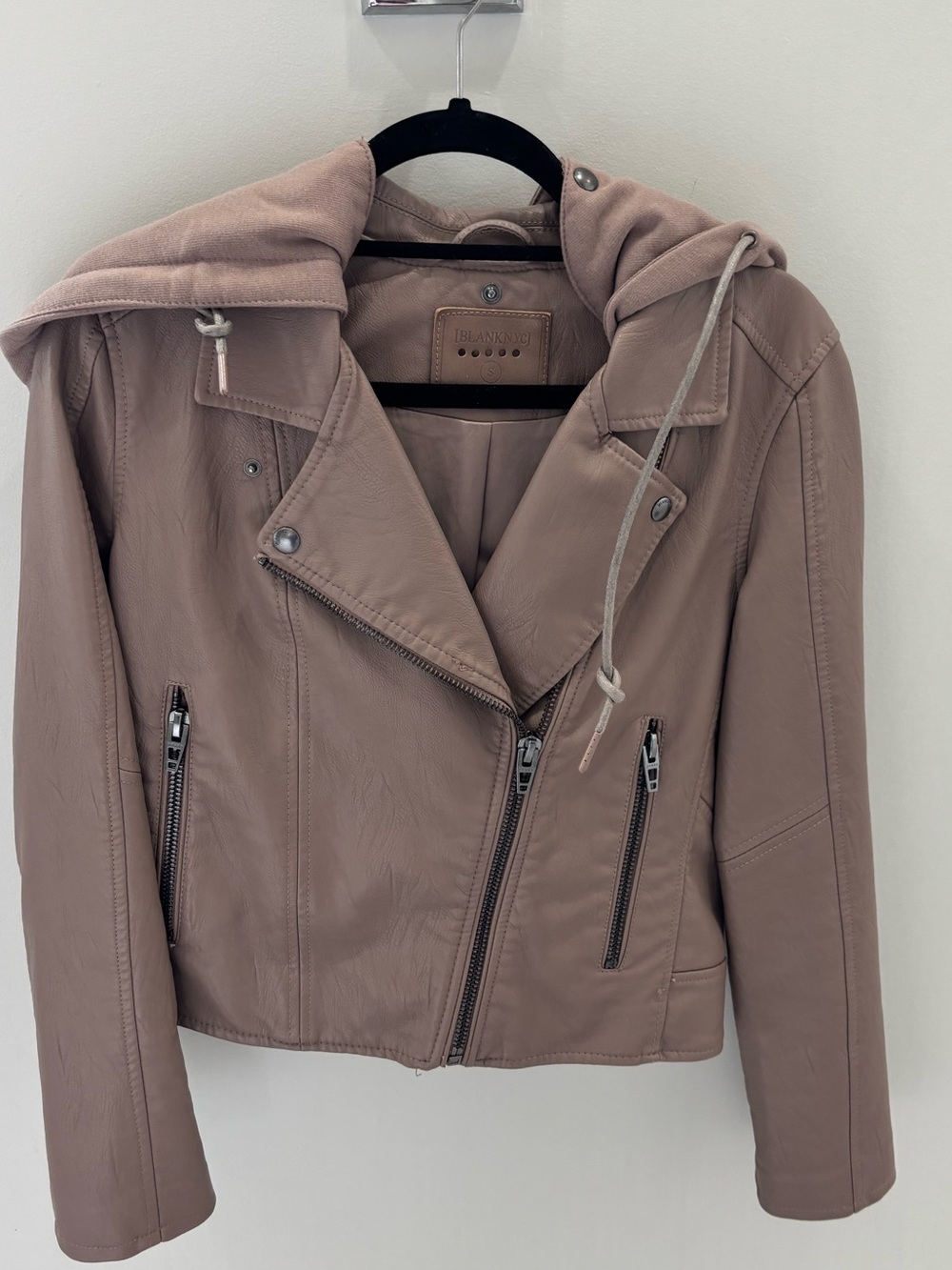 Blank NYC moto jacket with removable hood - Picture 4 of 4